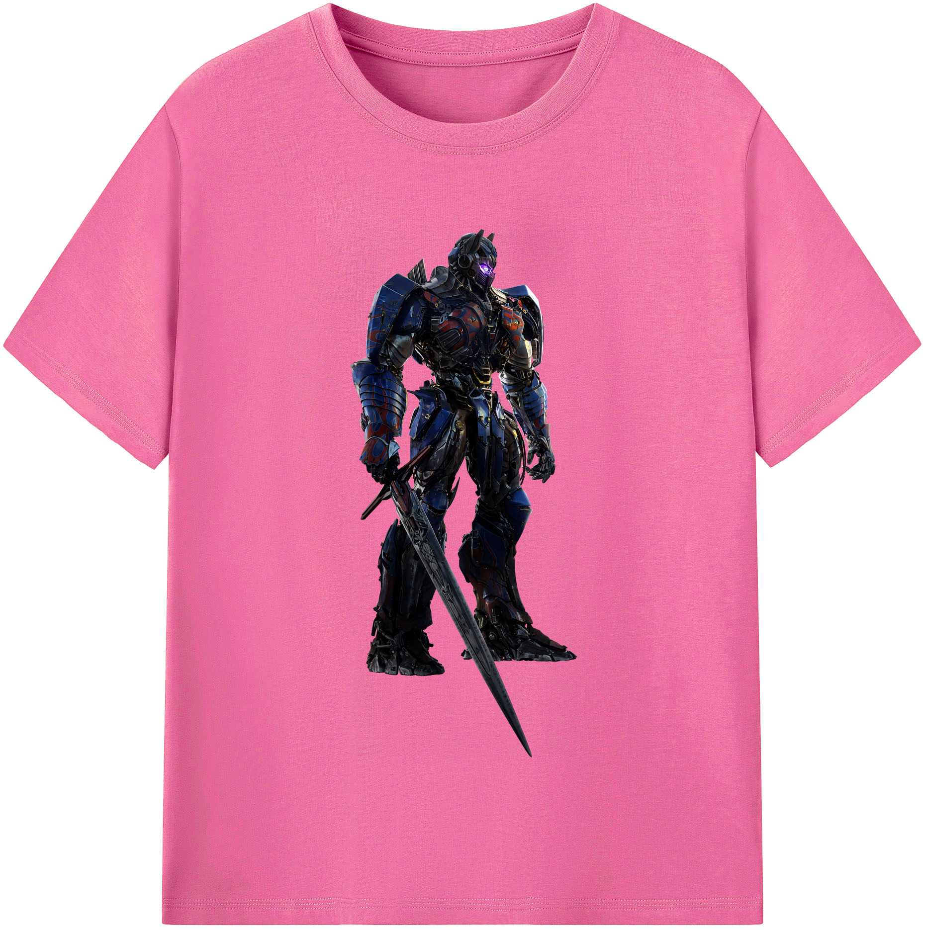 （画像用） Transformers トランスフォーマー レディースカジュアルプリントTシャツ（綿100％）